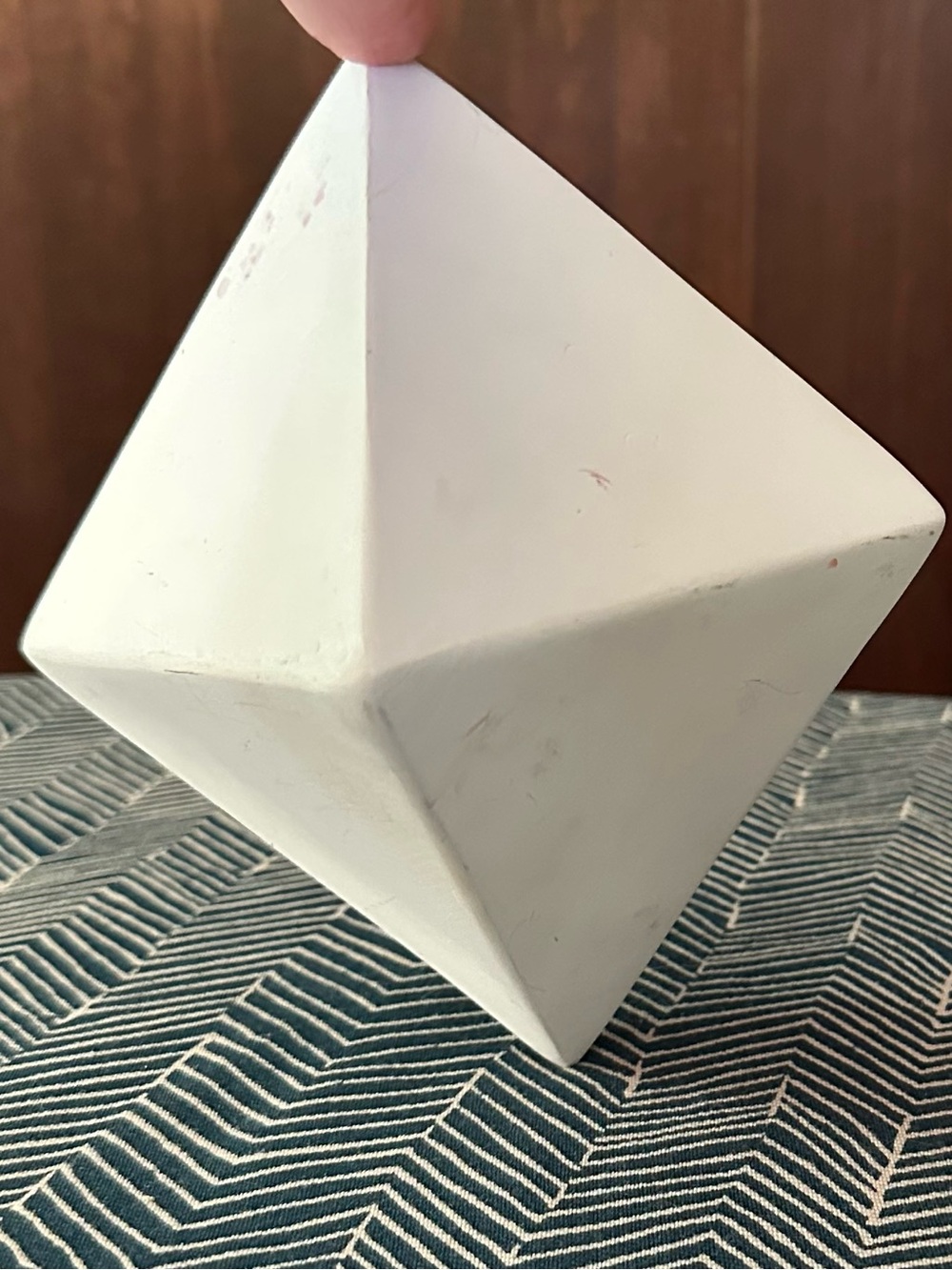 Faux wood object • decor • angled